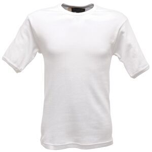 Regatta Mens Thermal Underwear Short Sleeve Vest / T-Shirt / White